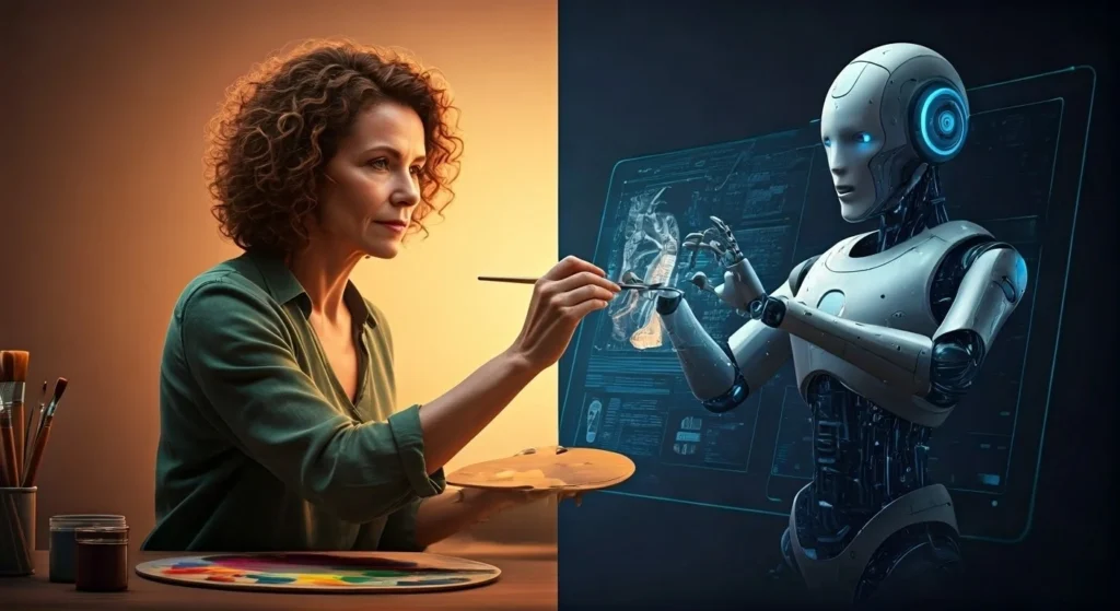 AI vs human creativity