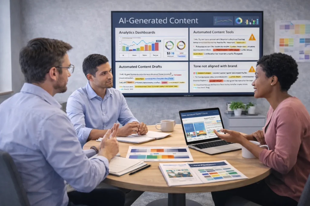 AI Content Mistakes: Common AI Marketing Risks Brands Must Avoid 1 AI Content Mistakes: Common AI Marketing Risks Brands Must Avoid